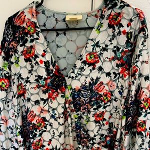 Colorful soft festive blouse